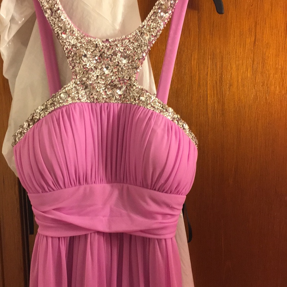 Pink prom dress